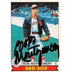 538741 Bob Montgomery Autographed Baseball Card - Boston Red Sox, 67 1979 O-Pee-Chee No.219