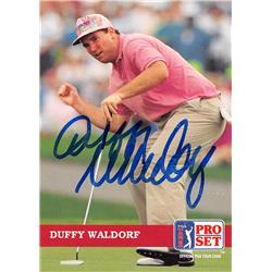 527925 Duffy Waldorf Autographed Trading Card - Golf, PGA Tour & University of California, SC 1992 Pro Set No.14