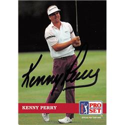 527975 Kenny Perry Autographed Trading Card - Golf, PGA Tour & Western Kentucky, SC 1992 Pro Set No.12 -  Autograph Warehouse