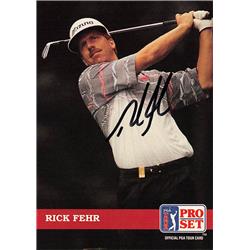 528004 Rick Fehr Autographed Trading Card - Golf, PGA Tour & BYU Cougars, SC 1992 Pro Set No.120 -  Autograph Warehouse