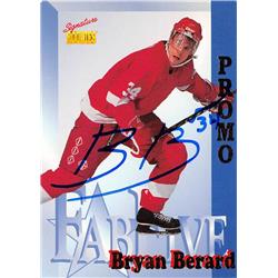 Picture of Autograph Warehouse 528051 Bryan Berard Autographed Hockey Card - New York Islanders&#44; SC 1995 Signature Rookies No.FF1