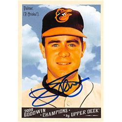 527349 Jim Palmer Autographed Baseball Card - Baltimore Orioles 2009 Upper Deck Goodwin Champions No.22