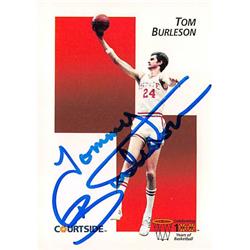 527681 Tom Burleson Autographed Basketball Card - North Carolina State 1992 Courtside No.7 -  Autograph Warehouse