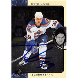 Picture of Autograph Warehouse 528229 Travis Green Autographed Hockey Card - New York Islanders&#44; SC 1995 Upper Deck No.87