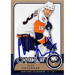 Picture of Autograph Warehouse 528233 Mike Sillinger Autographed Hockey Card - New York Islanders&#44; SC 2008 O-Pee-Chee No.254