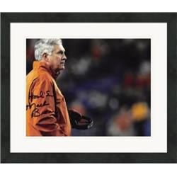 Picture of Autograph Warehouse 528485 8 x 10 in. Mack Brown Autographed Matted & Framed Photo - Texas Longhorns Football Coach Hook Em No.10