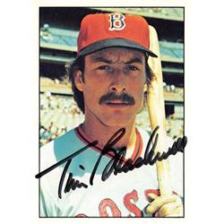 538722 Tim Blackwell Autographed Baseball Card - Boston Red Sox, 67 1975 SSPC No.415