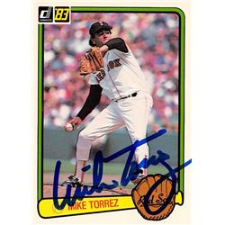 538739 Mike Torrez Autographed Baseball Card - Boston Red Sox, 67 1983 Donruss No.512