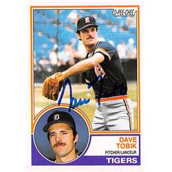 538942 Dave Tobik Autographed Baseball Card - Detroit Tigers 1983 O-Pee-Chee No.186 -  Autograph Warehouse