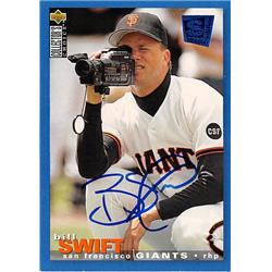 539363 Bill Swift Autographed Baseball Card - San Francisco Giants 1995 Upper Deck Special Edition No.110