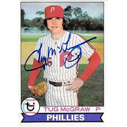 MLB Tug McGraw Signed Trading Cards, Collectible Tug McGraw Signed Trading  Cards