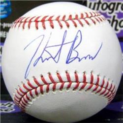 517096 Heath Bell Autographed Baseball - OMLB San Diego Padres All Star NL Closer Year NY Mets