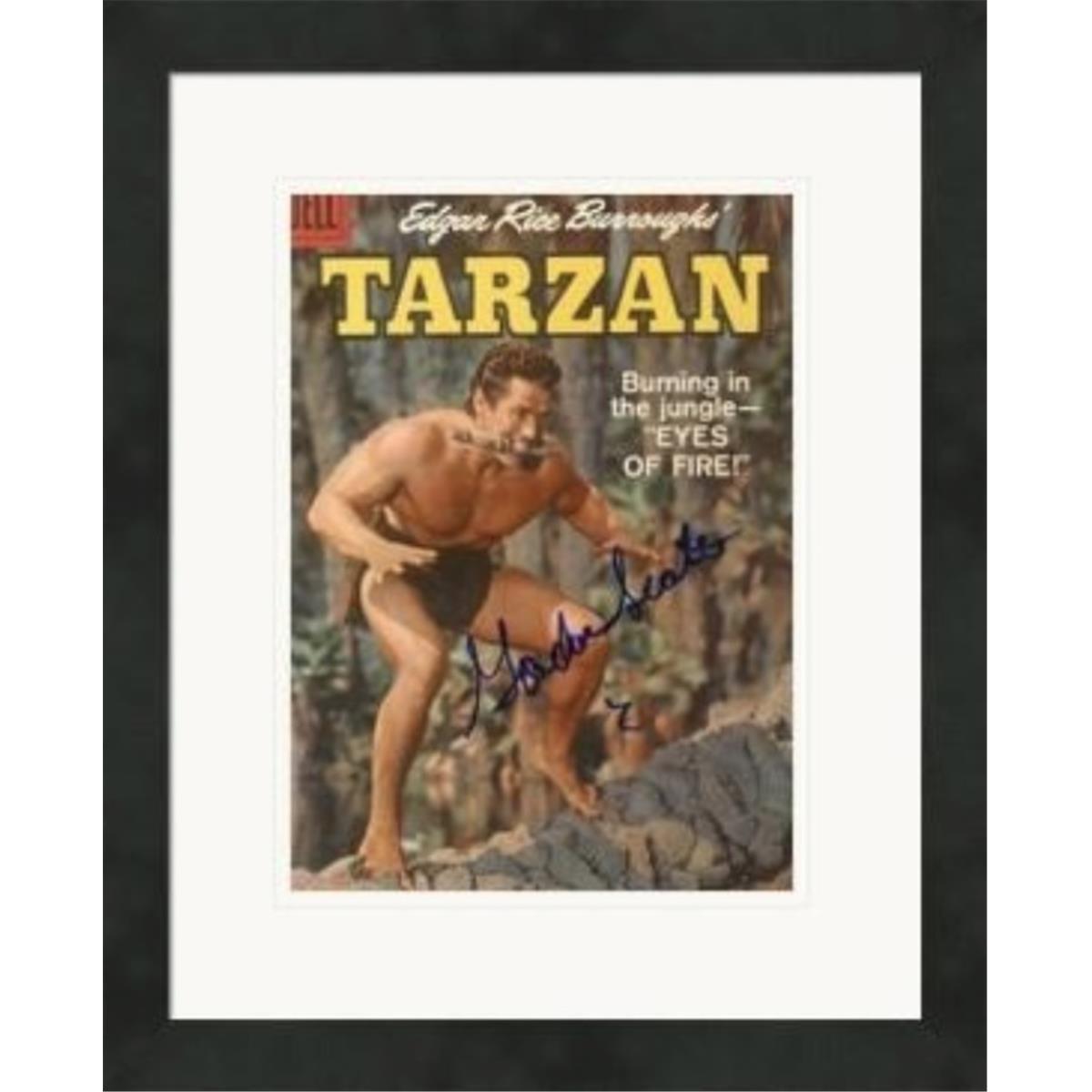 517220 8 x 10 in. Gordon Scott Autographed Matted & Framed Photo - Tarzan No.1 -  Autograph Warehouse