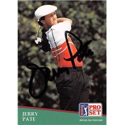 527956 Jerry Pate Autographed Trading Card - Golf, PGA Tour & Alabama Crimson Tide, SC 1991 Pro Set No.100