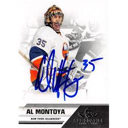 Picture of Autograph Warehouse 528022 Al Montoya Autographed Hockey Card - New York Islanders&#44; SC 2011 Panini All Goalies No.55