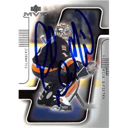 Picture of Autograph Warehouse 528070 Rick Dipietro Autographed Hockey Card - New York Islanders&#44; SC 2001 Upper Deck MVP No.117