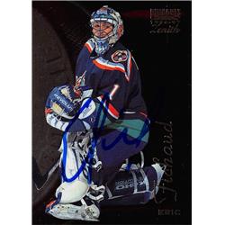Picture of Autograph Warehouse 528080 Eric Fichaud Autographed Hockey Card - New York Islanders&#44; SC 1997 Pinnacle Zenith No.116