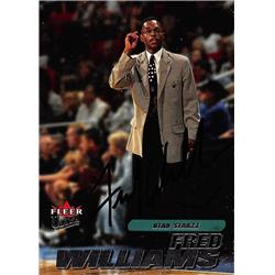 527770 Fred Williams Autographed Basketball Card - Utah Starzz Coach 2001 Fleer Ultra No.120