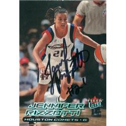527788 Jennifer Rizzotti Autographed Basketball Card - Houston Comets 2000 Fleer Ultra No.24