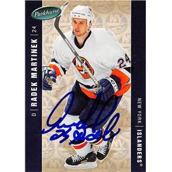 Picture of Autograph Warehouse 528059 Radek Martinek Autographed Hockey Card - New York Islanders&#44; SC 2006 Parkhurst No.313