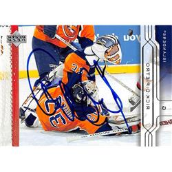 Picture of Autograph Warehouse 528068 Rick Dipietro Autographed Hockey Card - New York Islanders&#44; SC 2004 Upper Deck No.112
