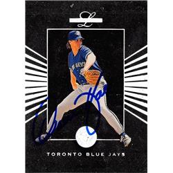 570664 Toronto Blue Jays, SC Darren Hall Autographed Baseball Card - 1994 Leaf Limited Rookies No.58