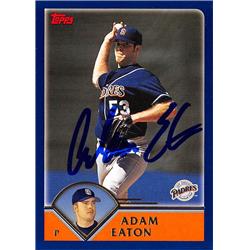 570818 San Diego Padres, SC Adam Eaton Autographed Baseball Card - 2003 Topps No.486