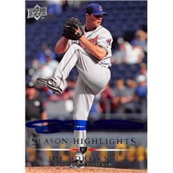 571234 Cleveland Indians Joe Borowski Autographed Baseball Card - 2008 Upper Deck Highlights No.790