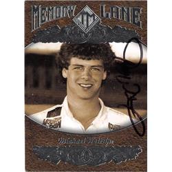 570431 NASCAR Driver, Auto Racing Michael Waltrip Autographed Trading Card - 2012 Press Pass Memory Lane No.ML8