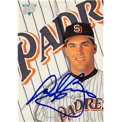 570517 San Diego Padres, SC Andy Benes Autographed Baseball Card - 1993 Leaf Studio No.53