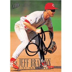 571201 Cincinnati Reds Jeff Branson Autographed Baseball Card - 1996 Fleer Ultra No.175