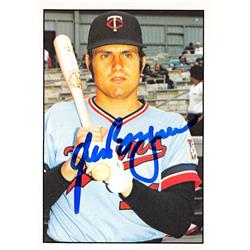 571237 Minnesota Twins Glenn Borgmann Autographed Baseball Card - 1975 SSPC No.213