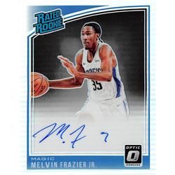 571349 Orlando Magic Melvin Frazier Jr. Autographed Basketball Card - 2018 Donruss Optic Rated Rookie Refractor No.153 -  Autograph Warehouse