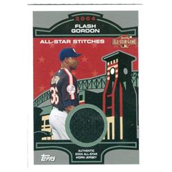 572021 New York Yankees 67 Tom Gordon Player Worn Jersey Patch Baseball Card - 2004 Topps No.ASRFG All Star Game