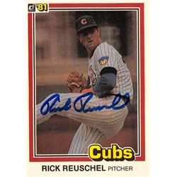 570567 St. Louis Cardinals, SC Rick Reuschel Autographed Baseball Card - 1981 Donruss No.561