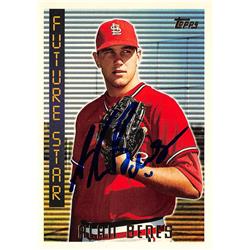 570878 St. Louis Cardinals, SC Alan Benes Autographed Baseball Card - 1995 Topps Future Star No.233