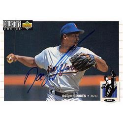 571016 New York Mets, Doc Dwight Gooden Autographed Baseball Card - 1994 Upper Deck No.519