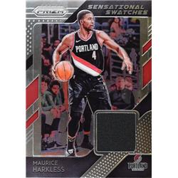 571664 Portland Trail Blazers Maurice Harkless Player Worn Jersey Patch Basketball Card - 2018 Panini Prizm Sensantional Patches No.92 -  Autograph Warehouse