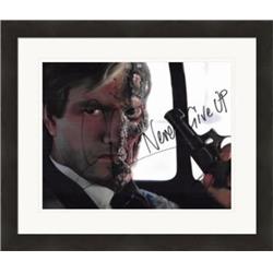 572172 8 x 10 in. Harvey Dent Batman Two Face Dark Knight Aaron Eckhart Autographed Photo - No.SC7 Matted & Framed