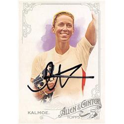 572685 Washington Huskies, Crew Rower Sculls & SC Megan Kalmoe Autographed Baseball Card - 2015 Topps Allen Ginters No.30