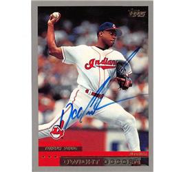 583078 Cleveland Indians Doc Dwight Gooden Autographed Baseball Card - 2000 Topps No.131