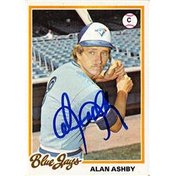570587 Toronto Blue Jays, SC Alan Ashby Autographed Baseball Card - 1978 Topps No.319