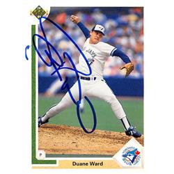571190 Toronto Blue Jays Duane Ward Autographed Baseball Card - 1991 Upper Deck No.581 -  Autograph Warehouse