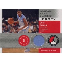 571614 Findlay College Prep, Texas Longhorns Cory Joseph Player Worn Jersey Patch Basketball Card - 2011 Upper Deck Rookie No.JBCCJ