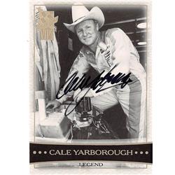 571826 Driver Auto Racing Nascar Cale Yarborough Autographed Trading Card - 2001 Press Pass No.CT37