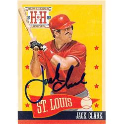 572305 St Louis Cardinals Jack Clark Autographed Baseball Card - 2013 Hometown Heroes No.129