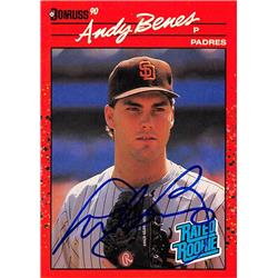 570515 San Diego Padres, SC Andy Benes Autographed Baseball Card - 1990 Donruss No.41