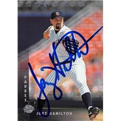 570792 San Diego Padres, SC Joey Hamilton Autographed Baseball Card - 1997 Donruss No.45