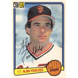 570932 San Francisco Giants Alan Fowlkes Autographed Baseball Card - 1983 Donruss No.46