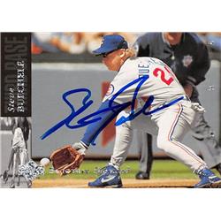 571274 Chicago Cubs Steve Buechele Autographed Baseball Card - 1994 Upper Deck Electric Diamond No.136